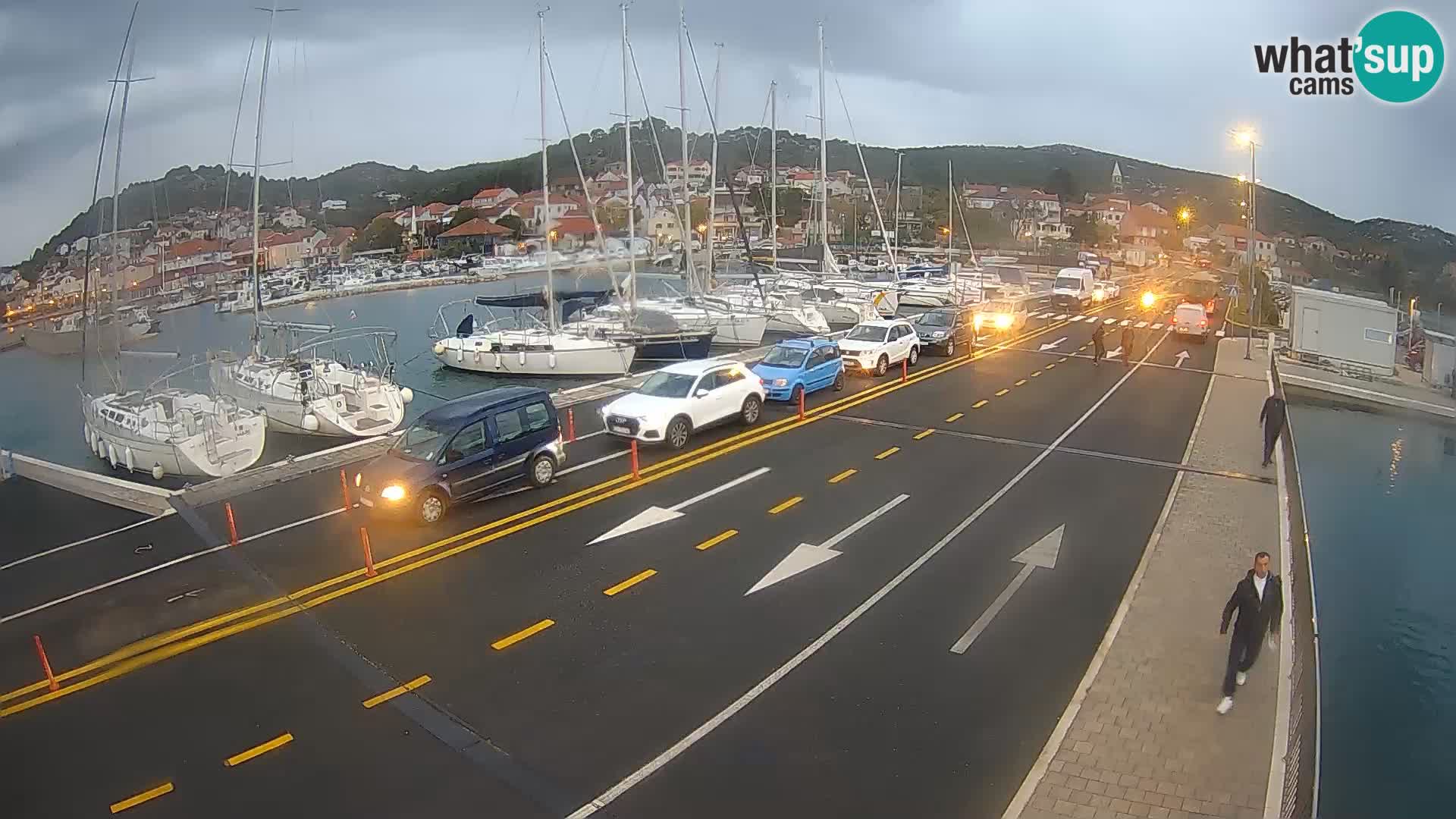 Dalmacia Tkon Transportar- webcams Croacia