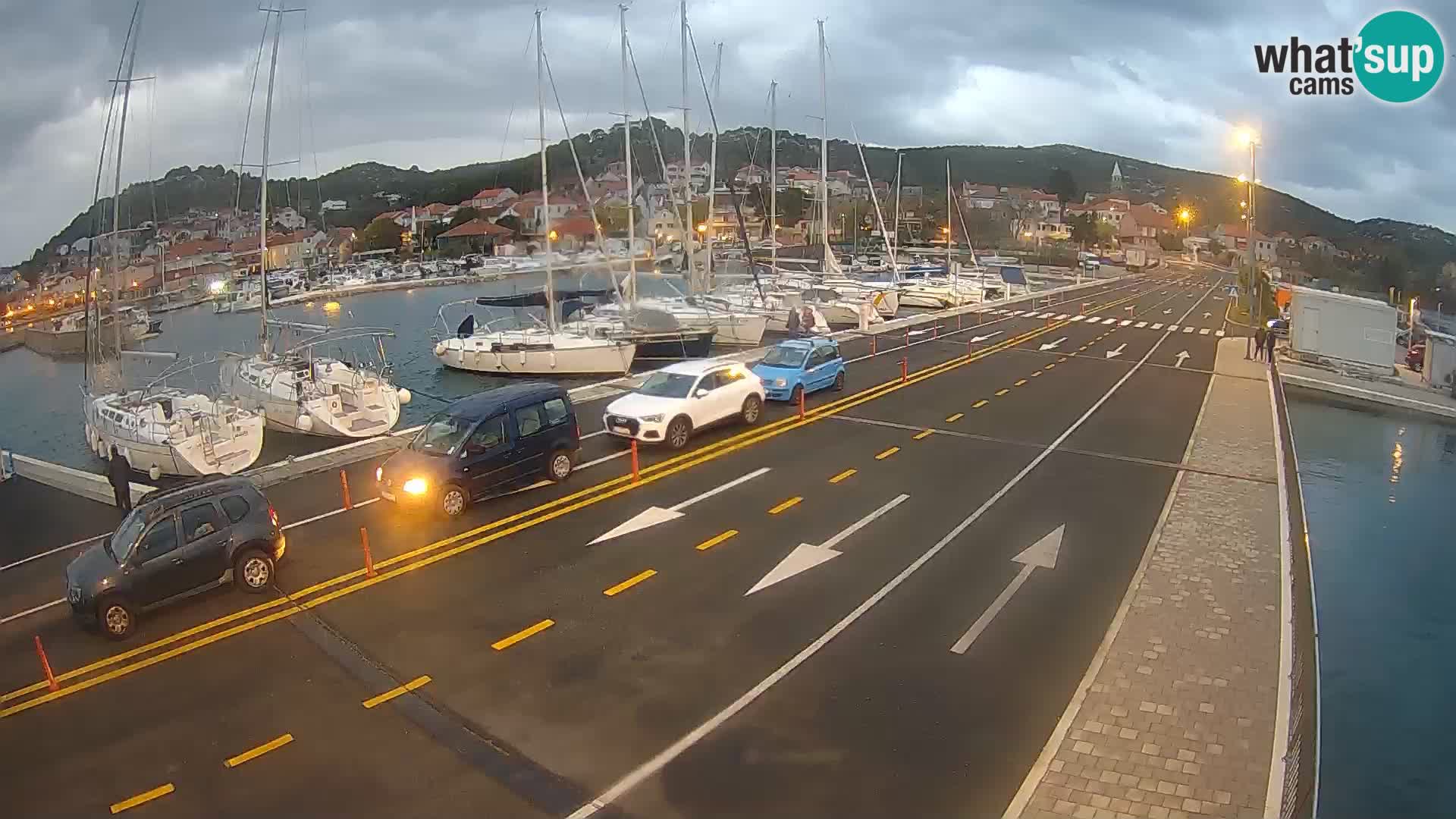 Dalmacia Tkon Transportar- webcams Croacia