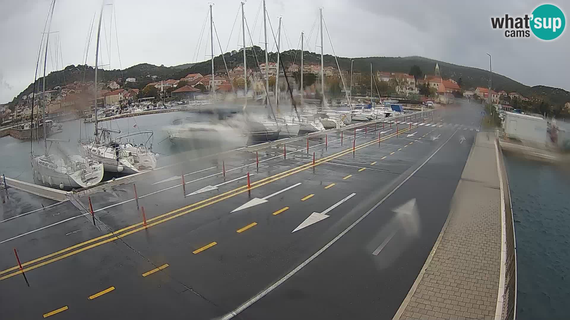 Dalmacia Tkon Transportar- webcams Croacia