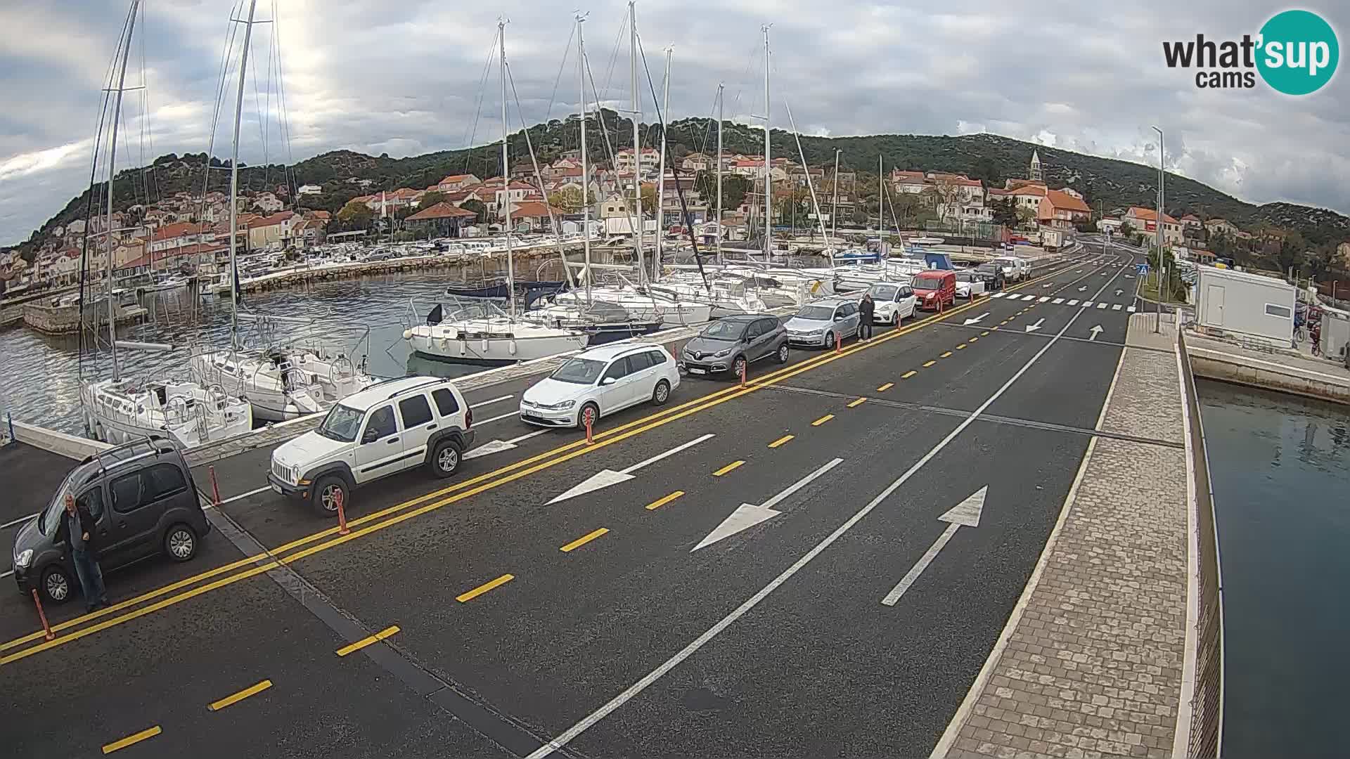 Dalmacia Tkon Transportar- webcams Croacia