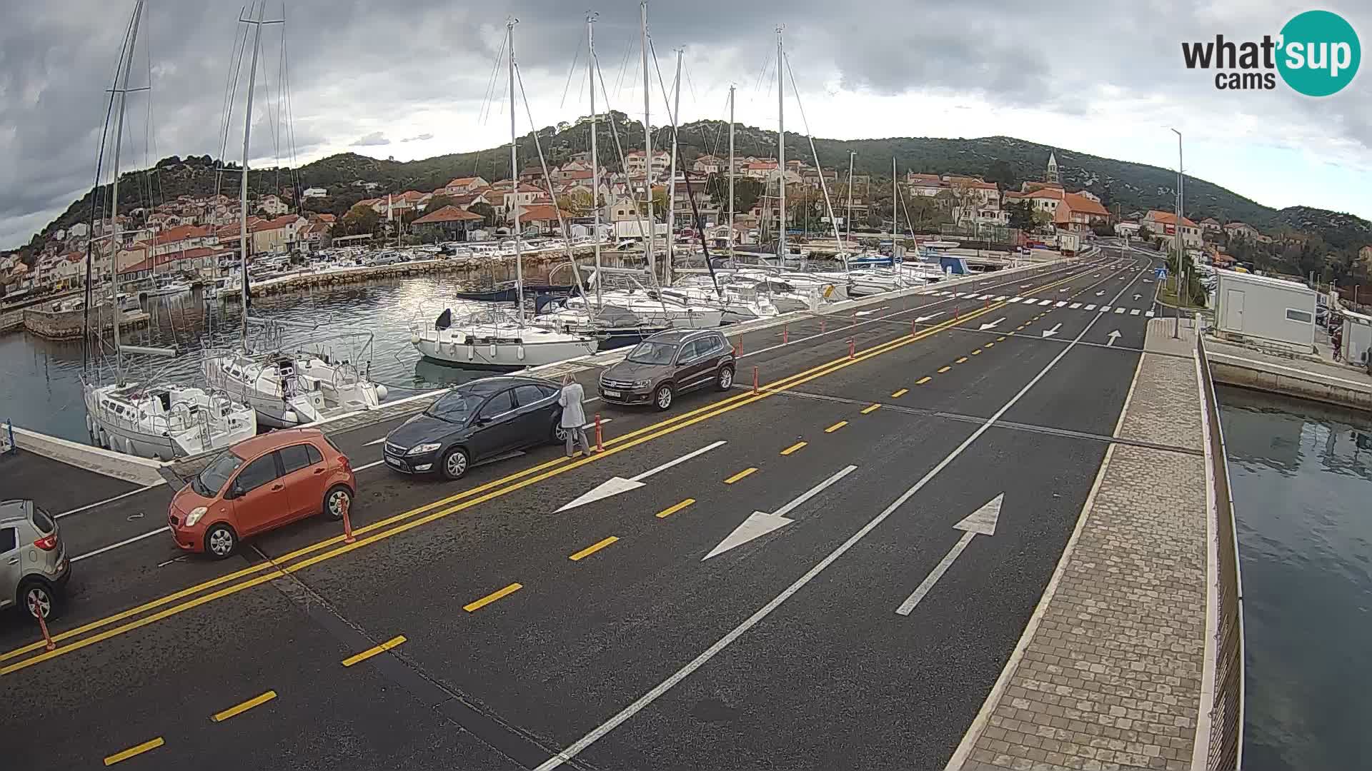 Dalmacia Tkon Transportar- webcams Croacia