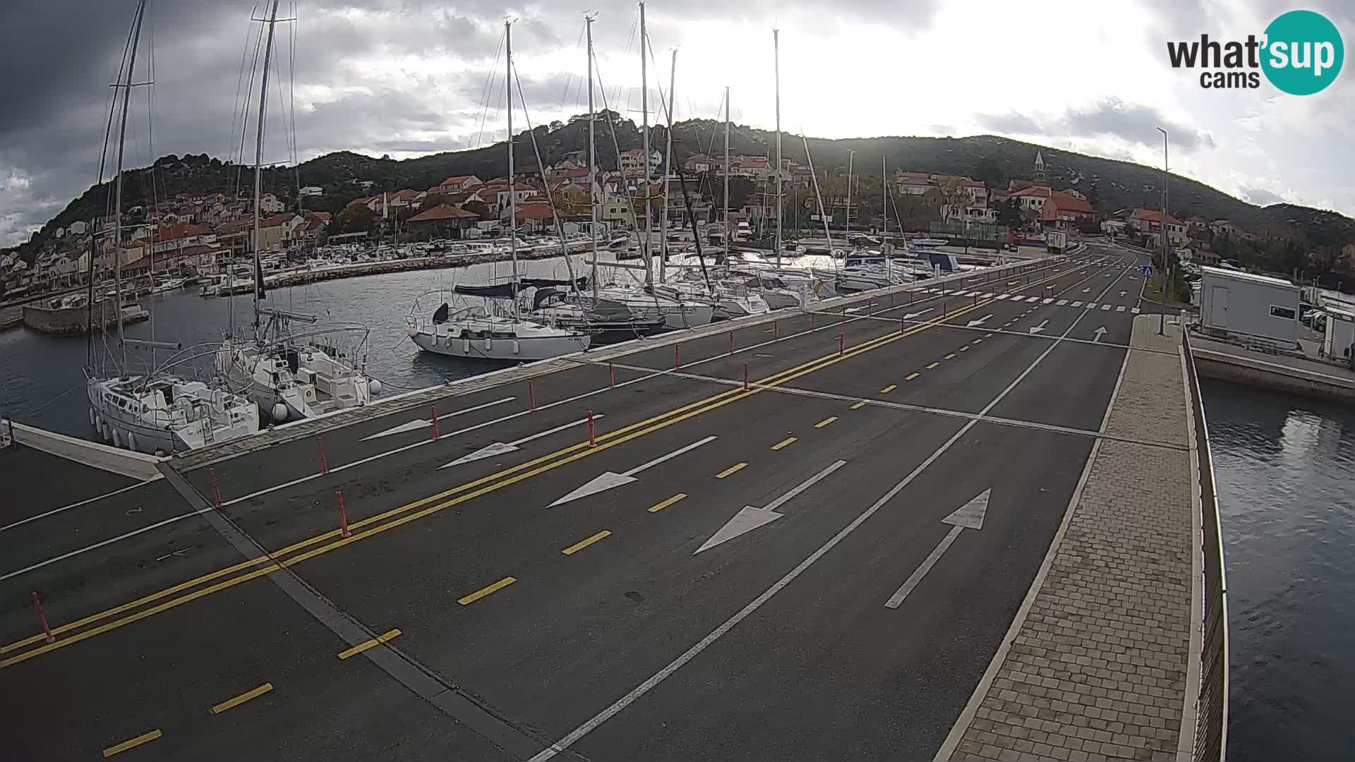 Dalmacia Tkon Transportar- webcams Croacia