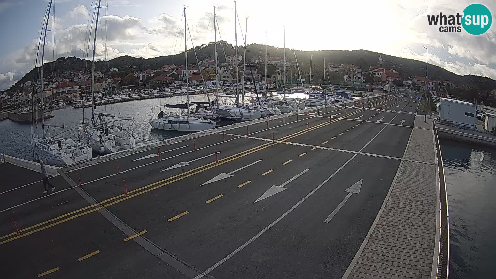 Dalmacia Tkon Transportar- webcams Croacia