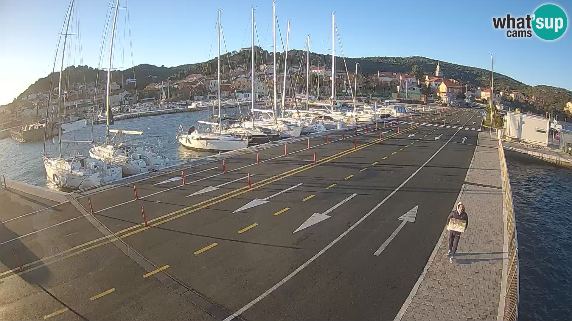 Dalmatia Tkon Ferry – webcams Croatia