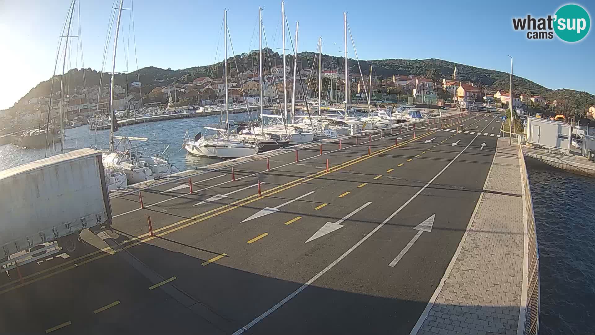 Dalmatia Tkon Ferry – webcams Croatia