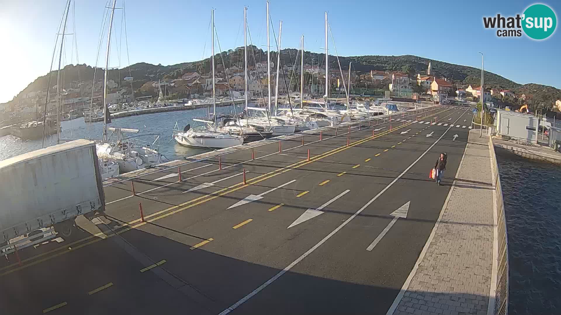 Dalmatia Tkon Ferry – webcams Croatia