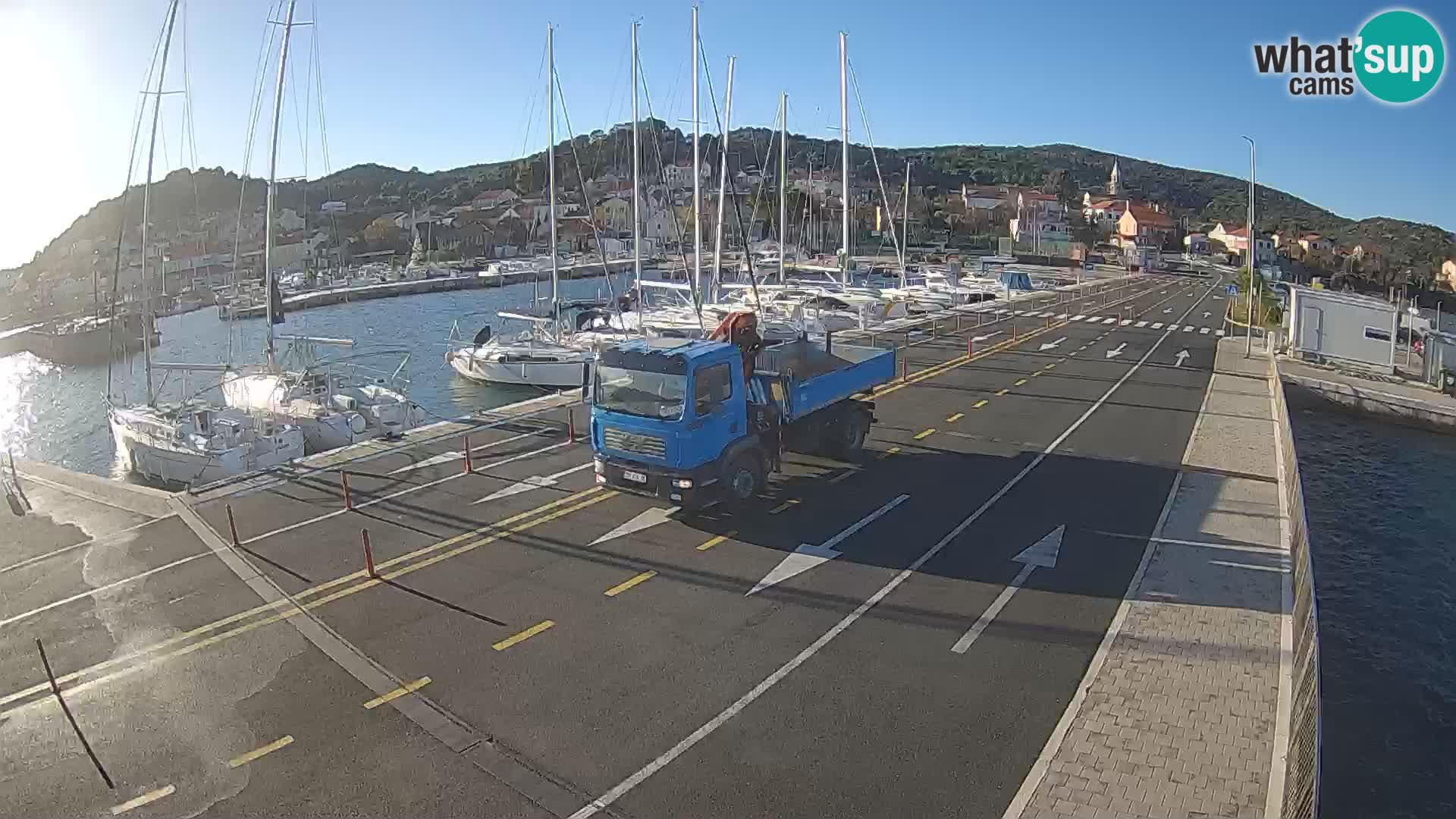 Dalmacia Tkon Transportar- webcams Croacia