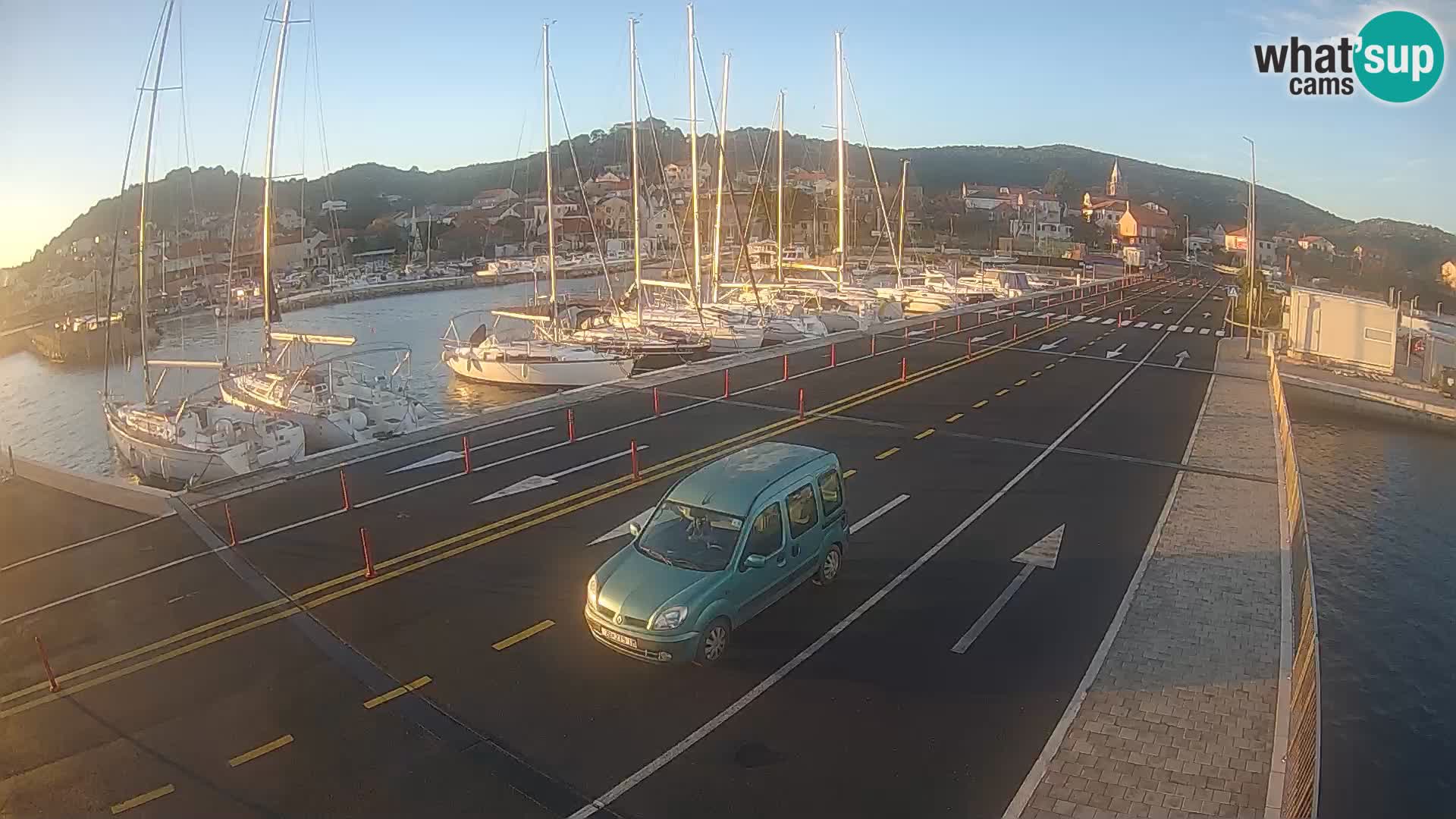 Dalmacia Tkon Transportar- webcams Croacia