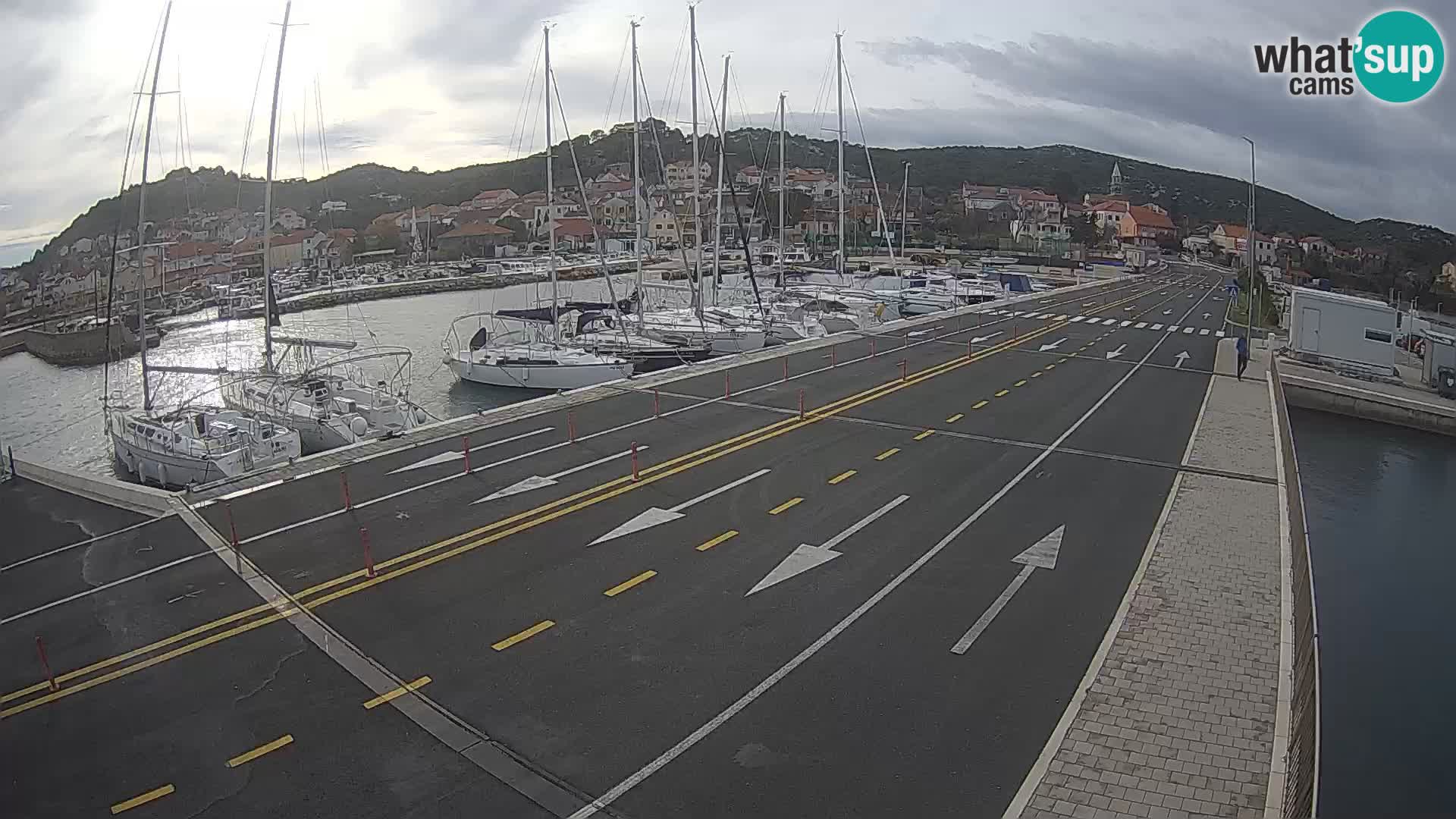 Dalmacia Tkon Transportar- webcams Croacia