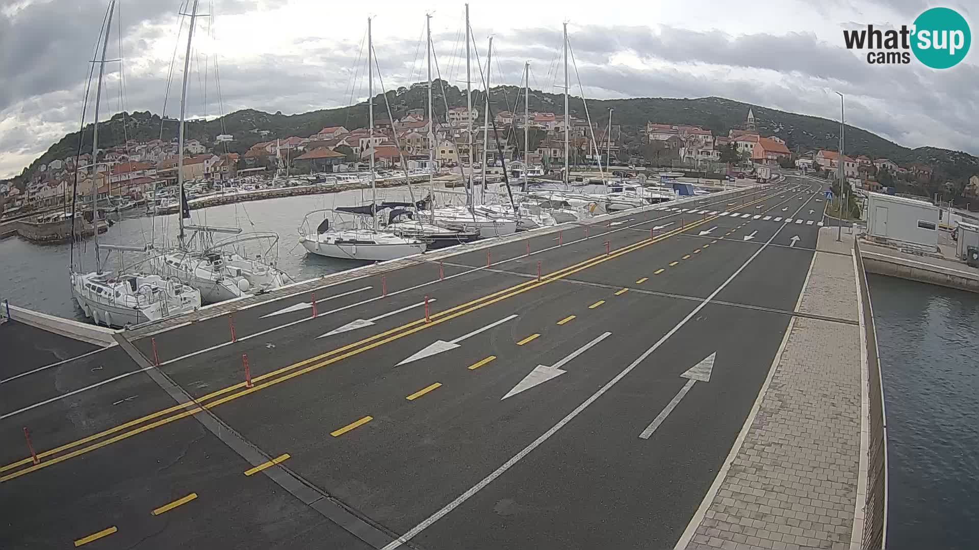 Dalmacia Tkon Transportar- webcams Croacia