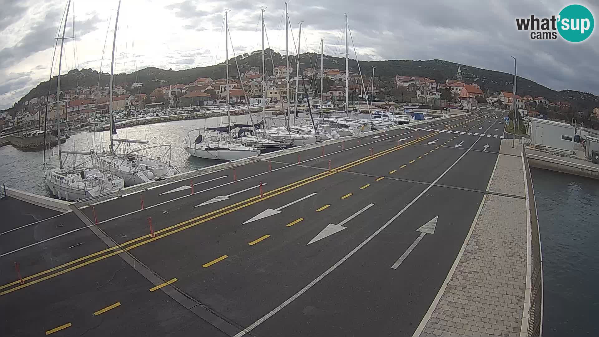 Dalmacia Tkon Transportar- webcams Croacia