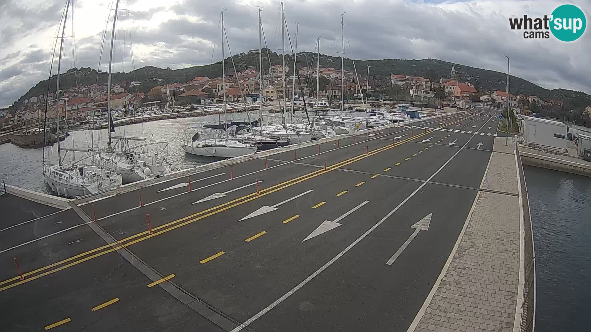 Dalmacia Tkon Transportar- webcams Croacia