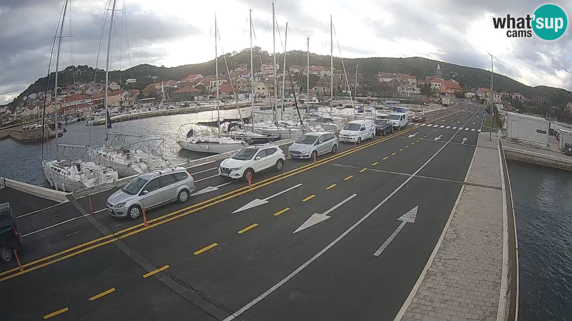 Dalmacia Tkon Transportar- webcams Croacia