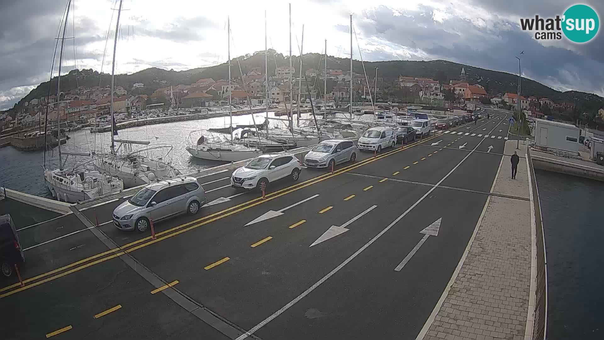 Dalmacia Tkon Transportar- webcams Croacia