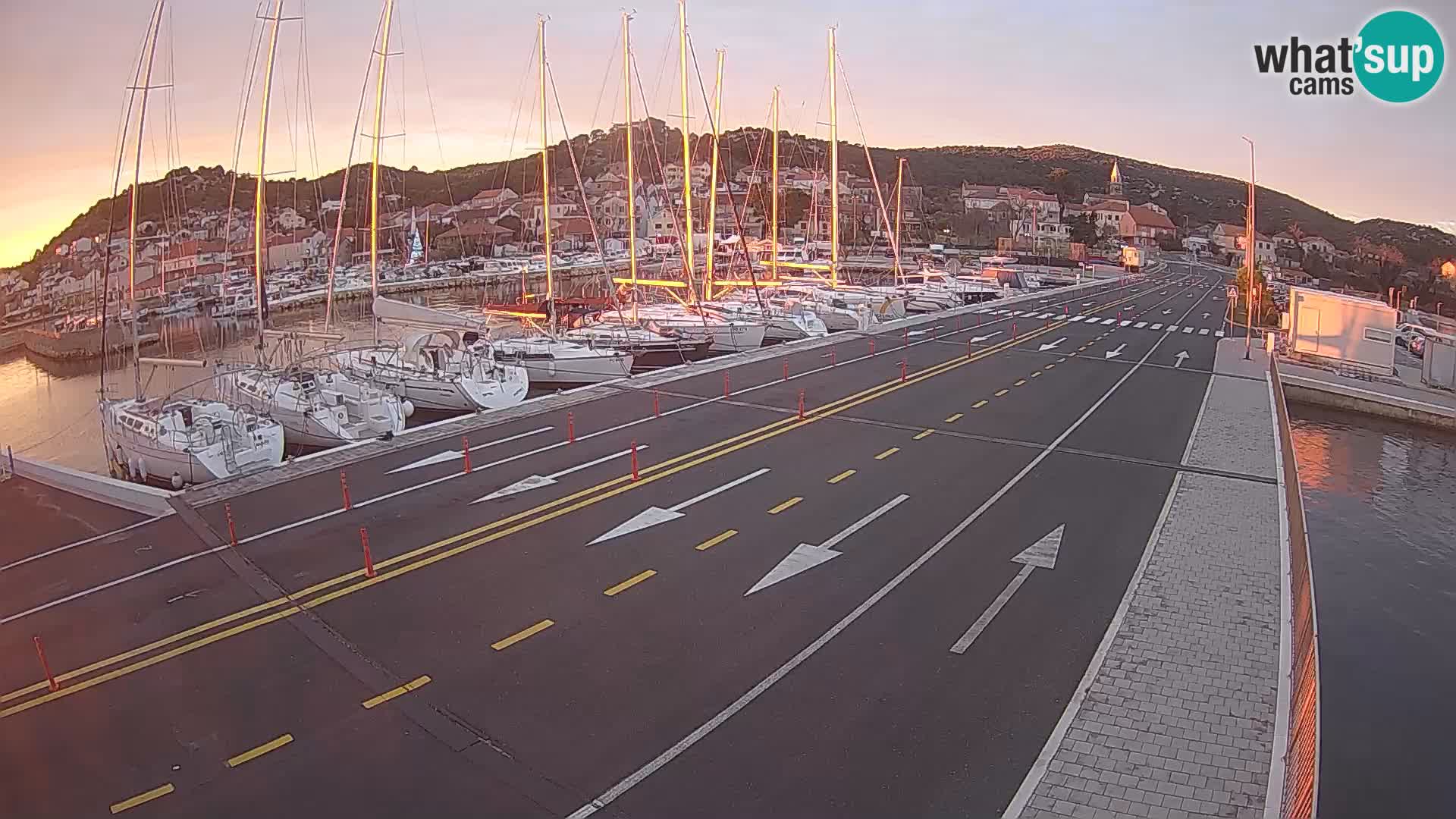 Dalmatia Tkon Ferry – webcams Croatia