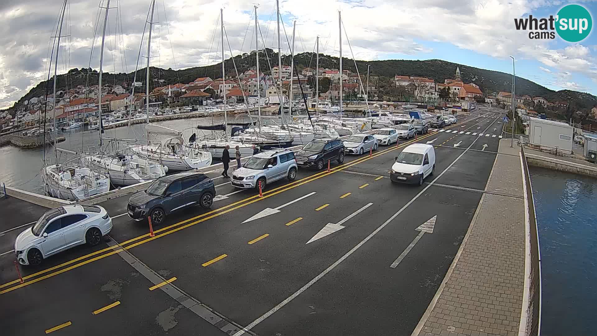 Dalmacia Tkon Transportar- webcams Croacia