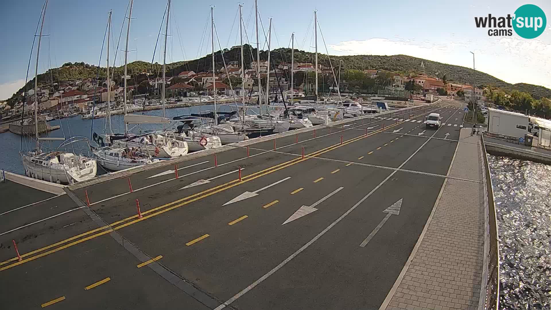 Dalmacija Trajekt Tkon – spletne kamere Hrvaška