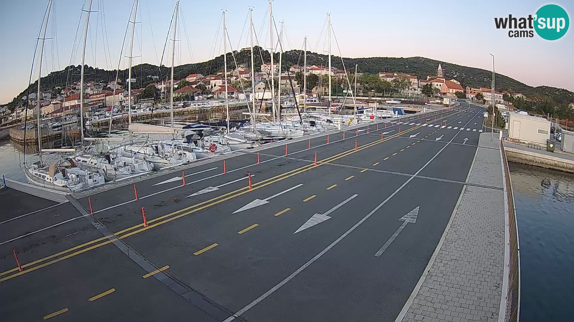 Dalmatie Tkon Traversier – webcams Croatie