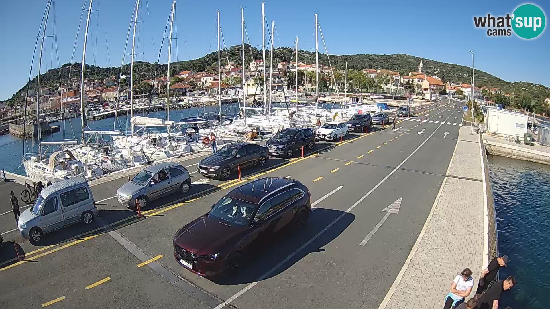 Dalmatia Tkon Ferry – webcams Croatia