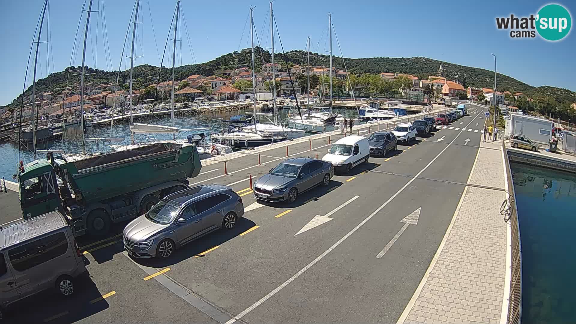 Dalmatie Tkon Traversier – webcams Croatie