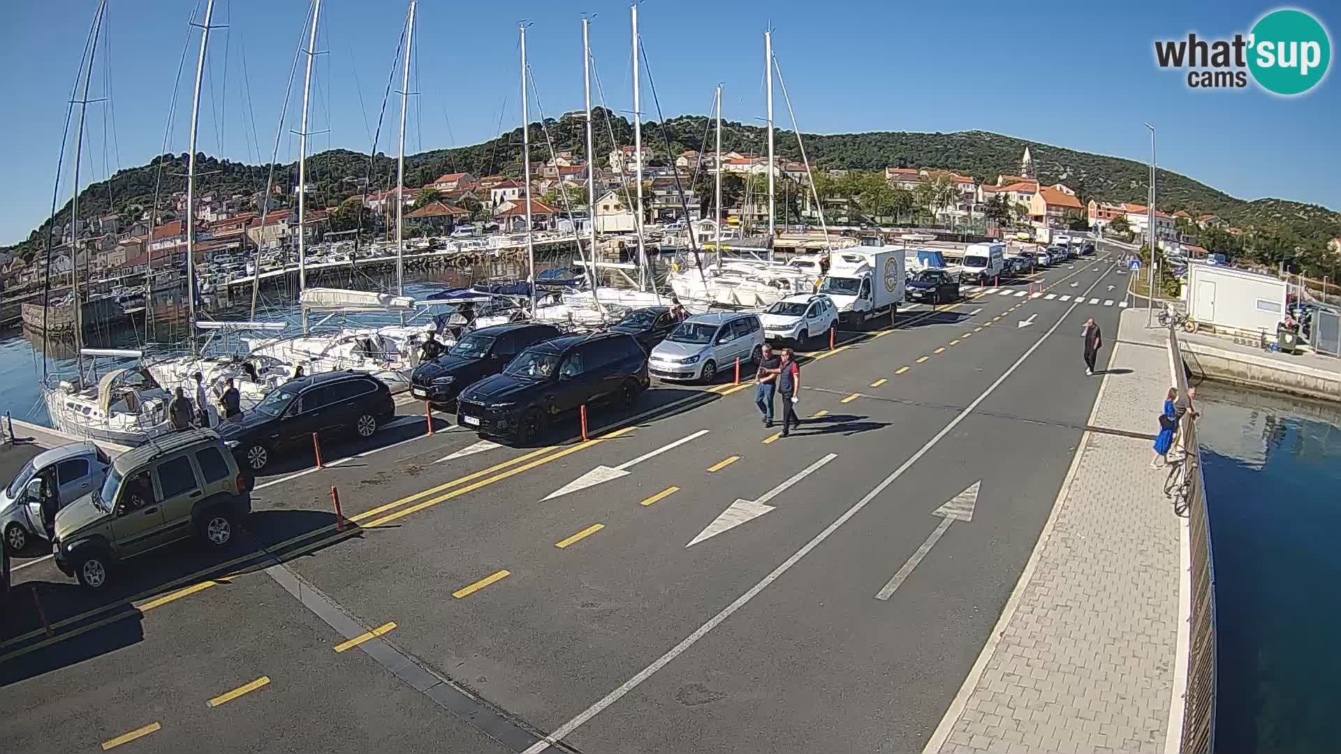 Dalmatie Tkon Traversier – webcams Croatie