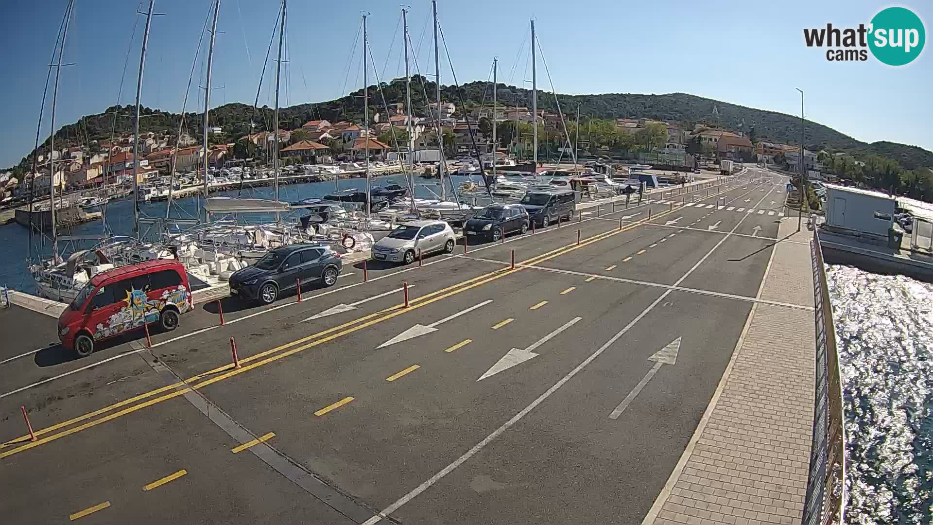 Dalmazia traghetto Tkon – webcam Croazia