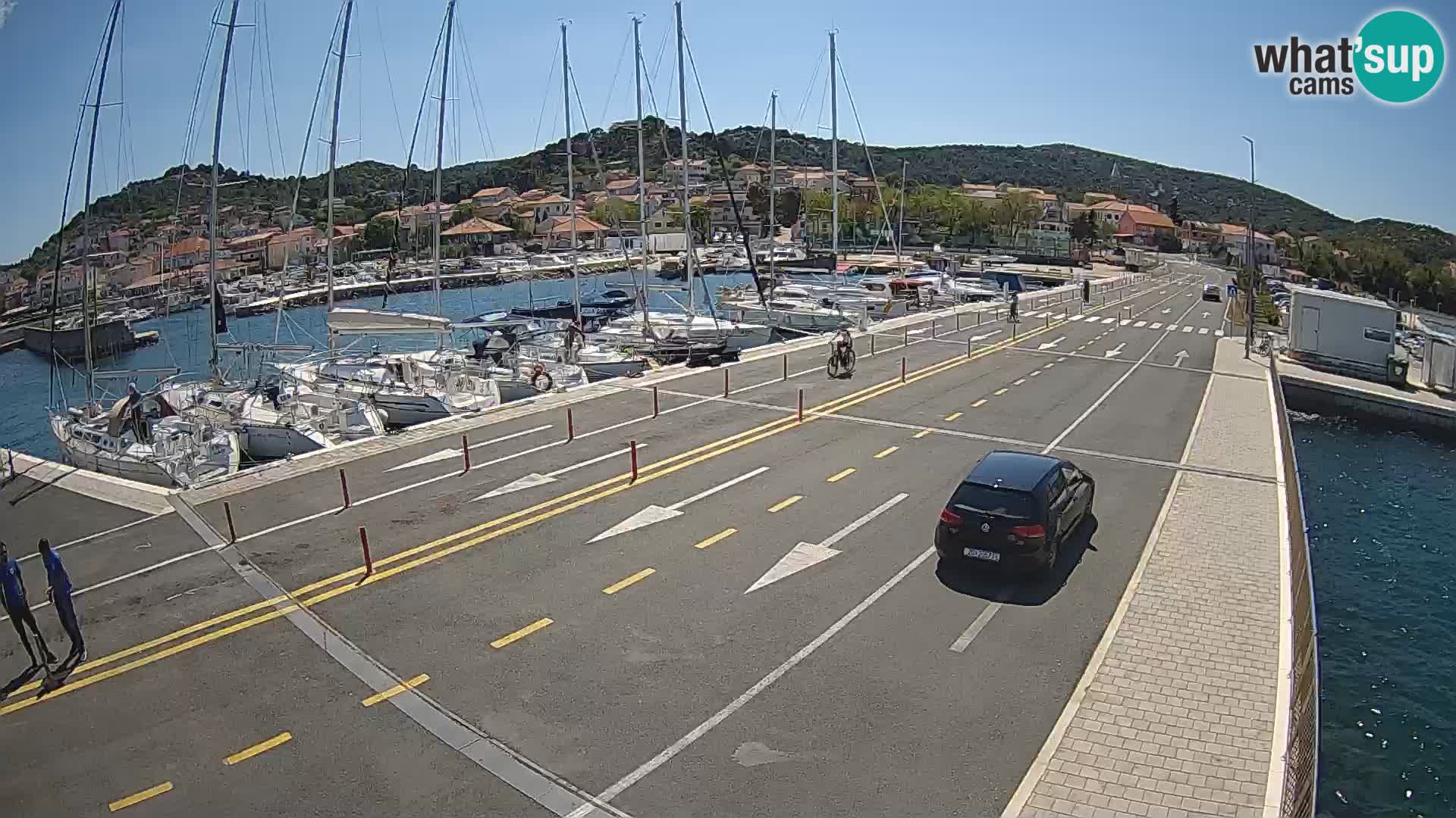 Dalmacia Tkon Transportar- webcams Croacia