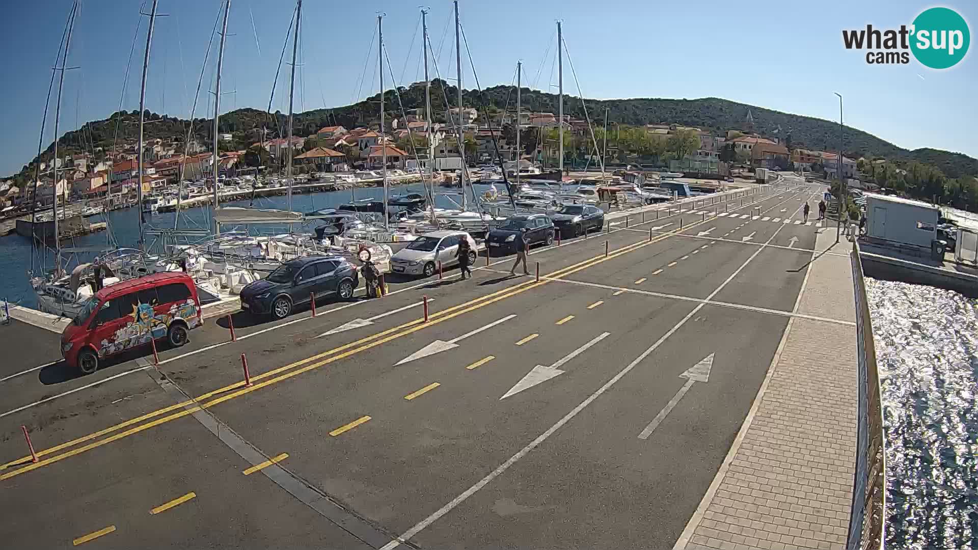 Dalmatia Tkon Ferry – webcams Croatia