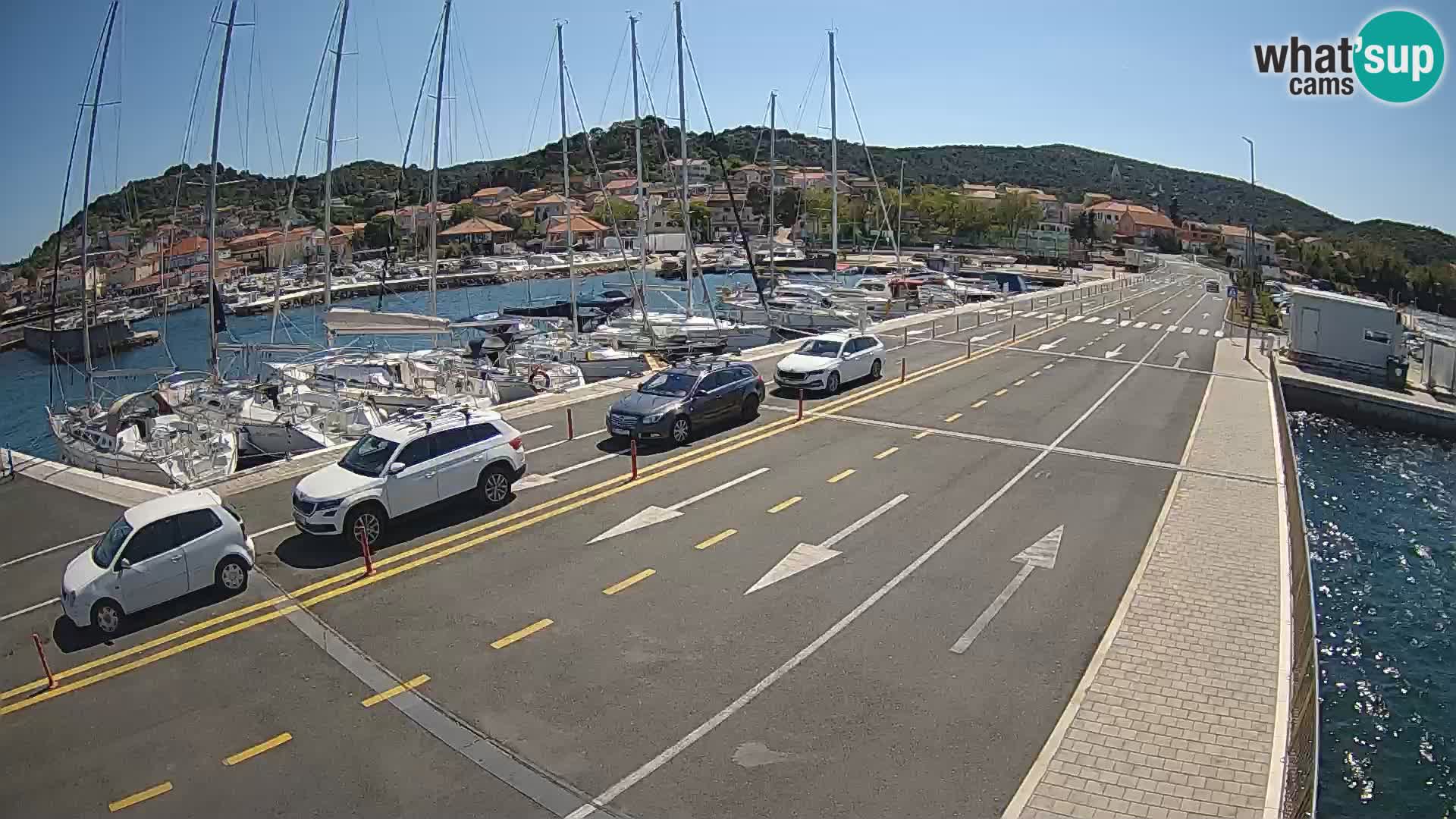 Dalmatia Tkon Ferry – webcams Croatia