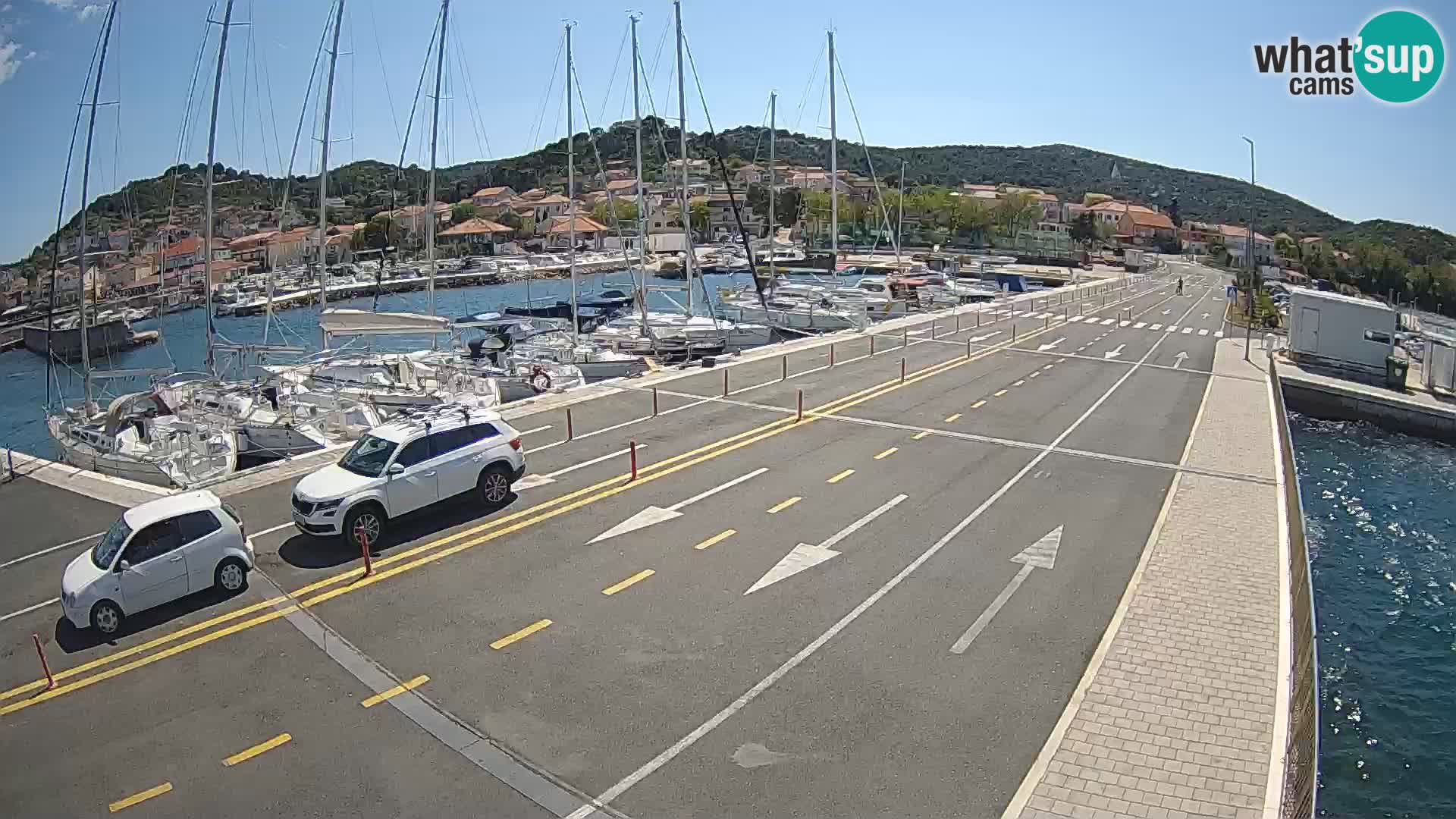 Dalmacia Tkon Transportar- webcams Croacia