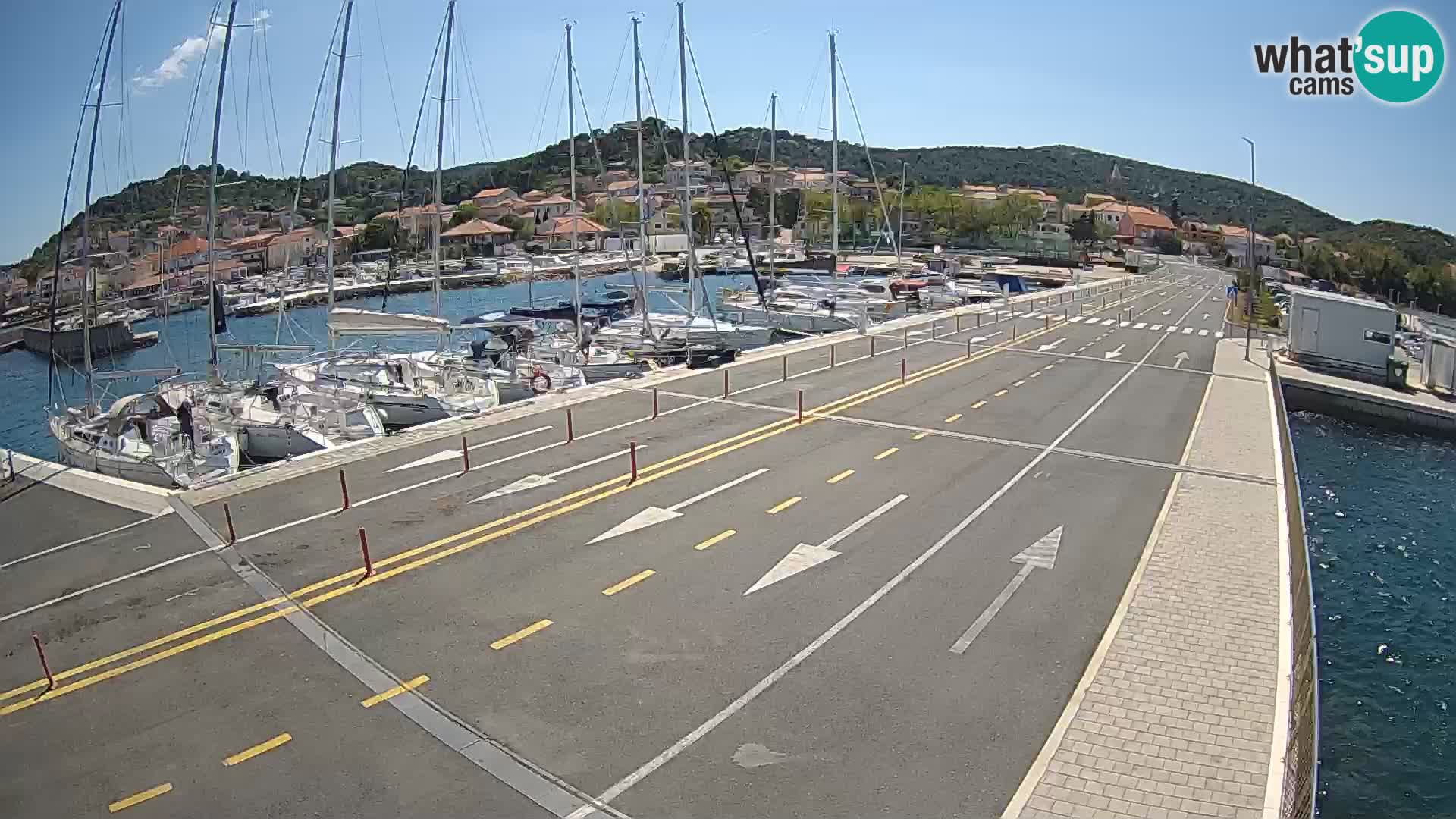 Dalmacia Tkon Transportar- webcams Croacia