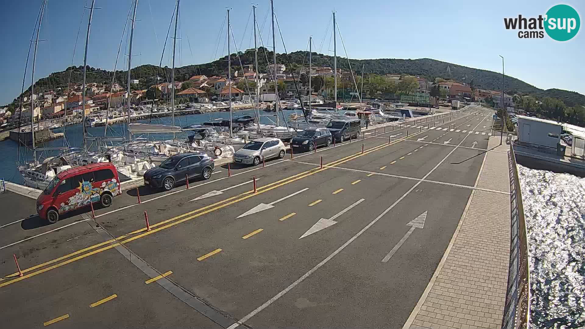 Dalmatien Tkon Fähre – Webcams Kroatien