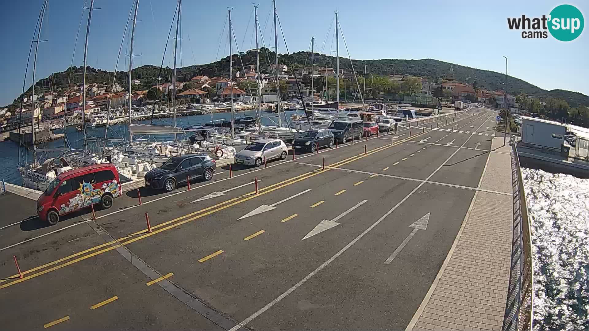Dalmazia traghetto Tkon – webcam Croazia