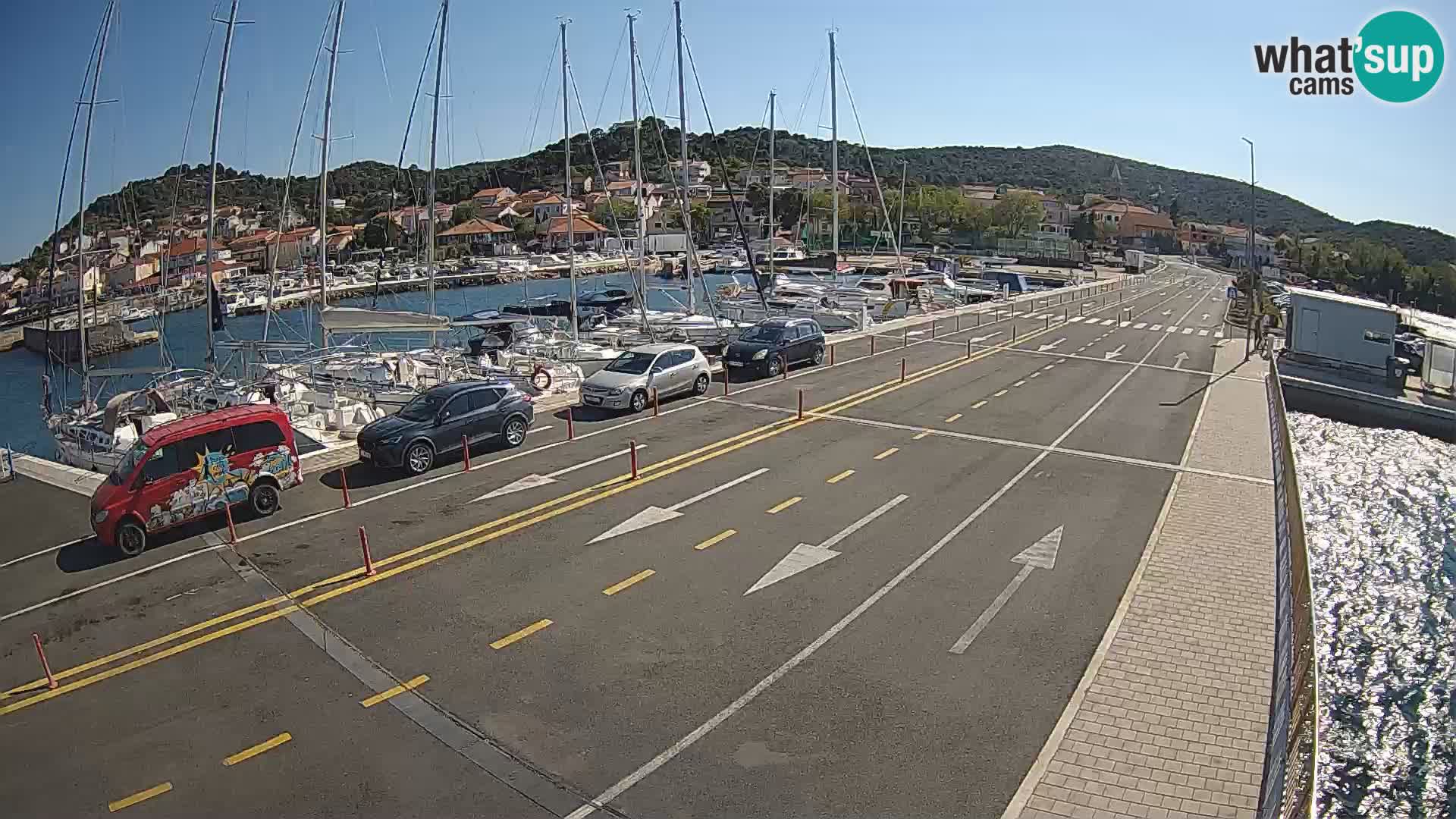 Dalmacia Tkon Transportar- webcams Croacia