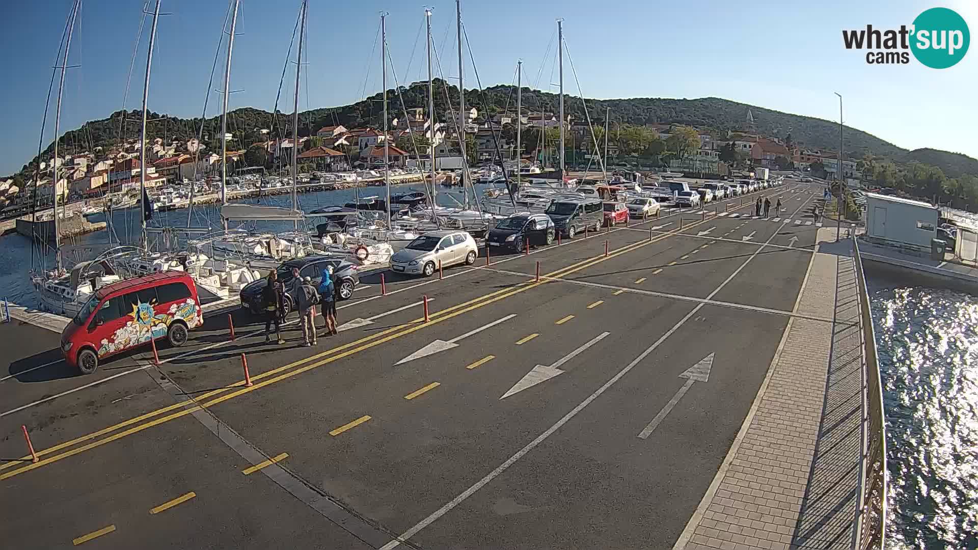 Dalmatie Tkon Traversier – webcams Croatie