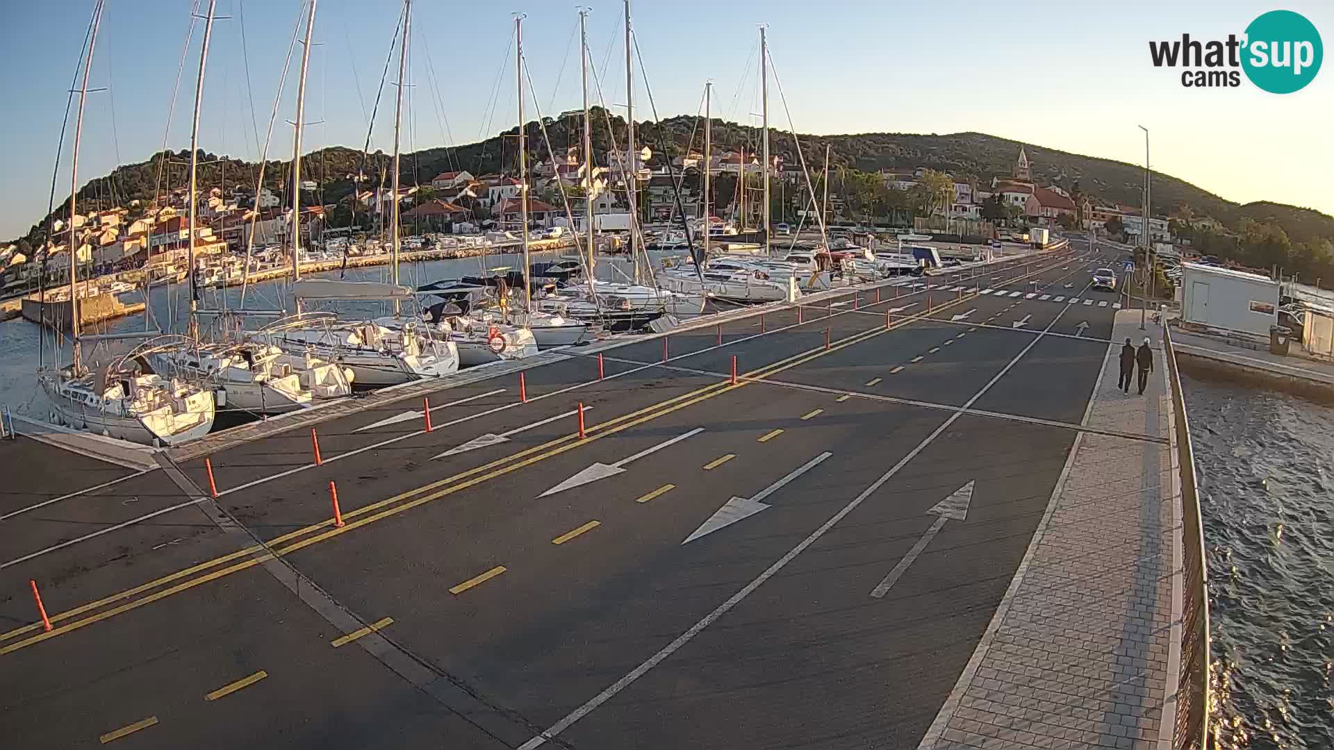 Dalmacia Tkon Transportar- webcams Croacia