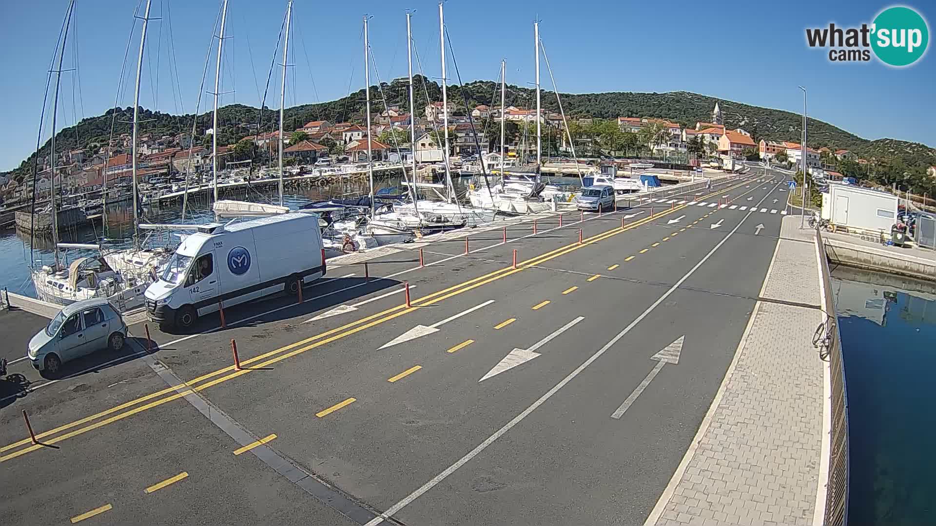 Dalmacia Tkon Transportar- webcams Croacia