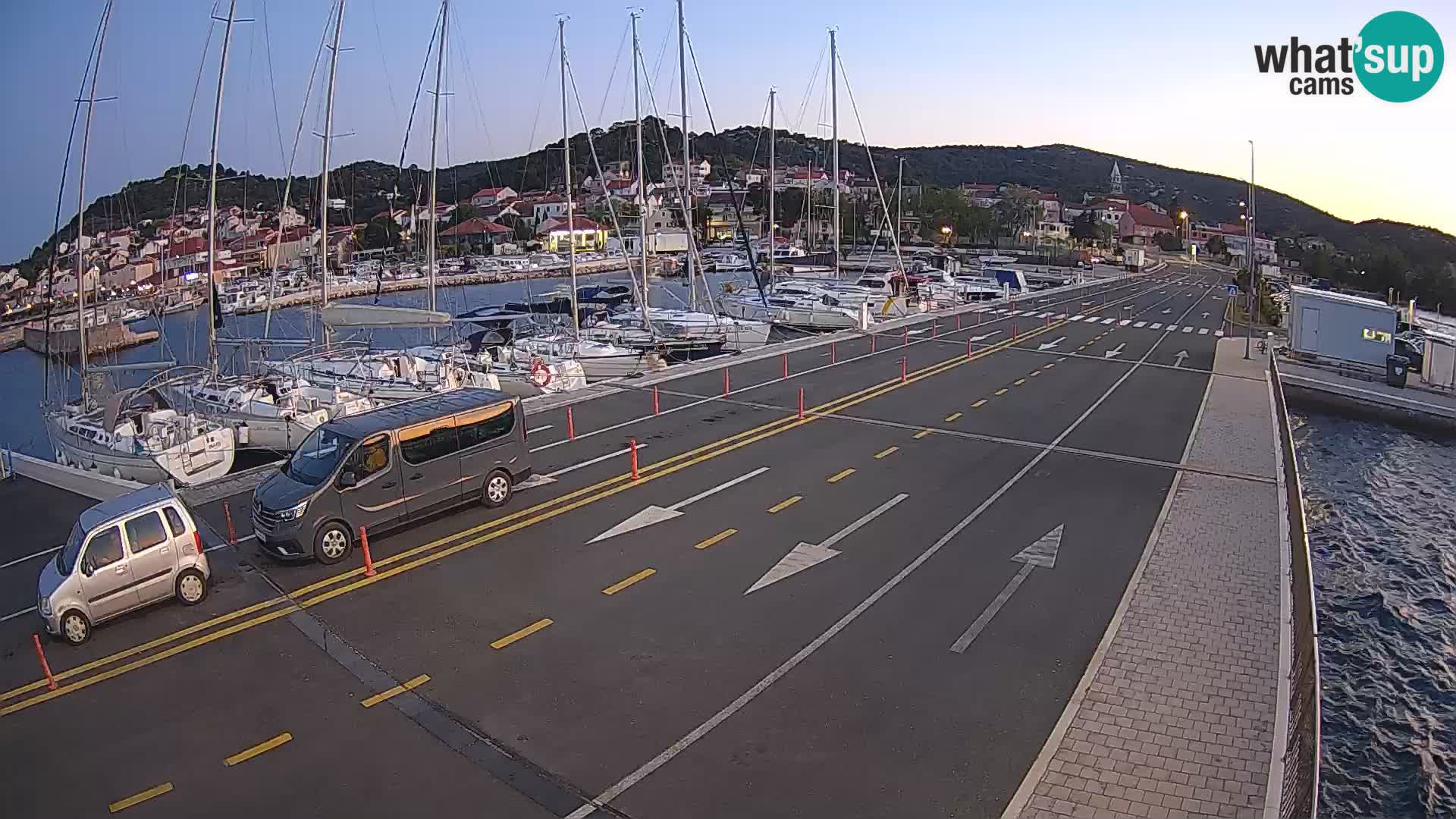 Dalmacija Trajekt Tkon – spletne kamere Hrvaška
