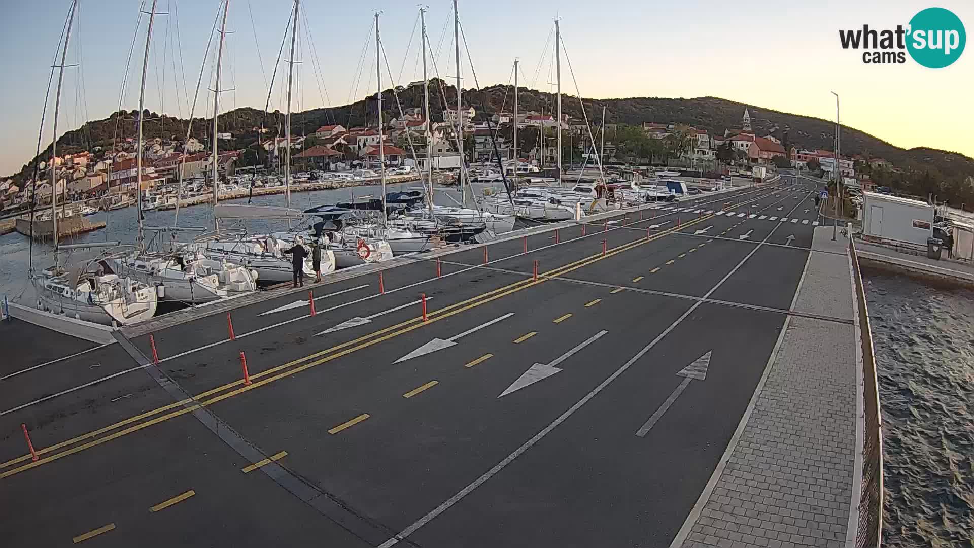 Dalmacia Tkon Transportar- webcams Croacia