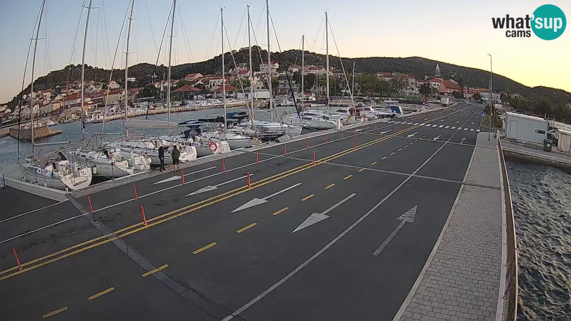 Dalmacia Tkon Transportar- webcams Croacia