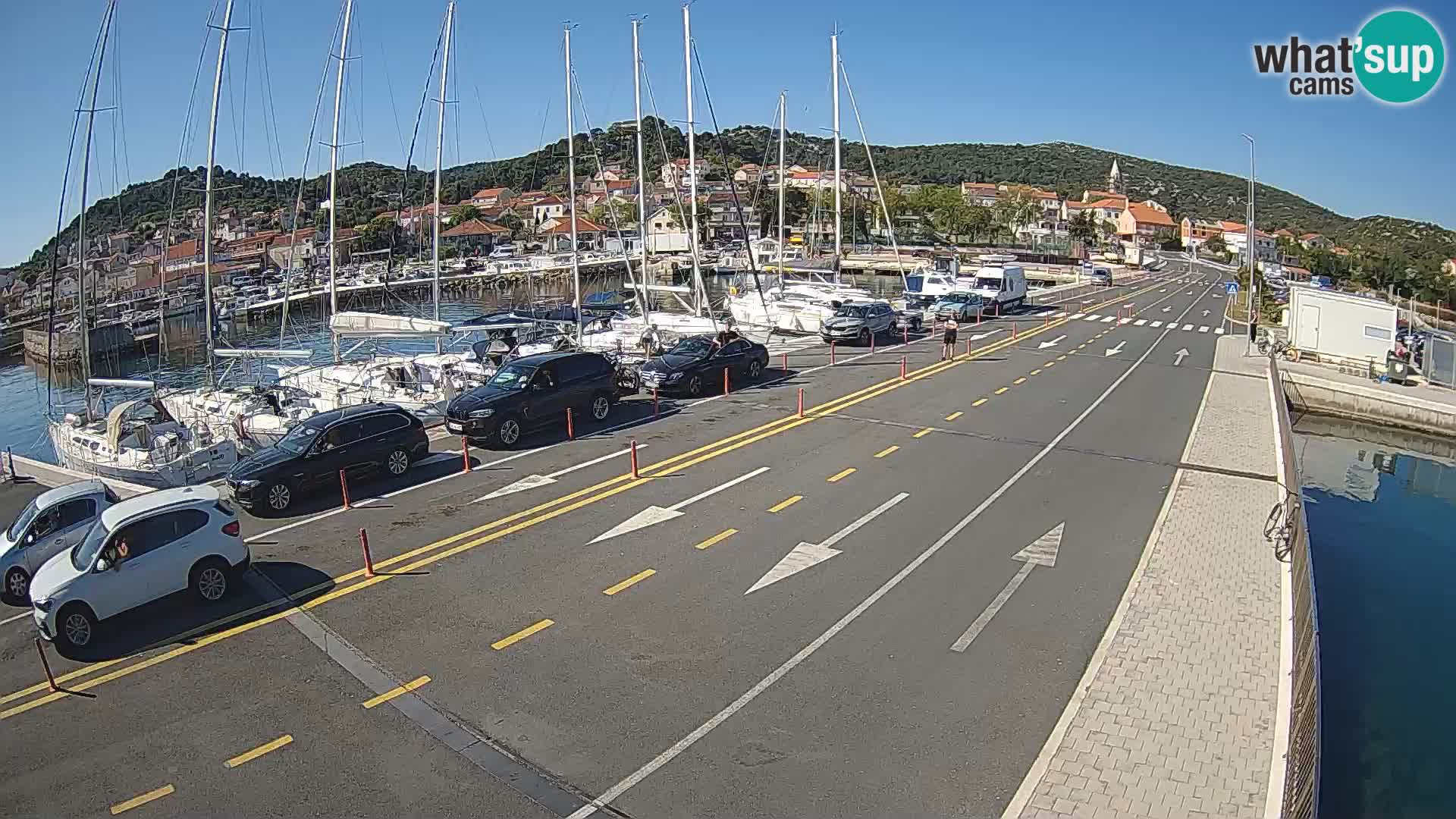 Dalmacija Trajekt Tkon – spletne kamere Hrvaška