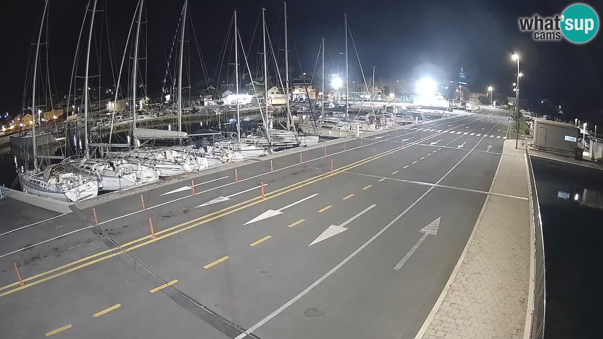 Dalmacia Tkon Transportar- webcams Croacia