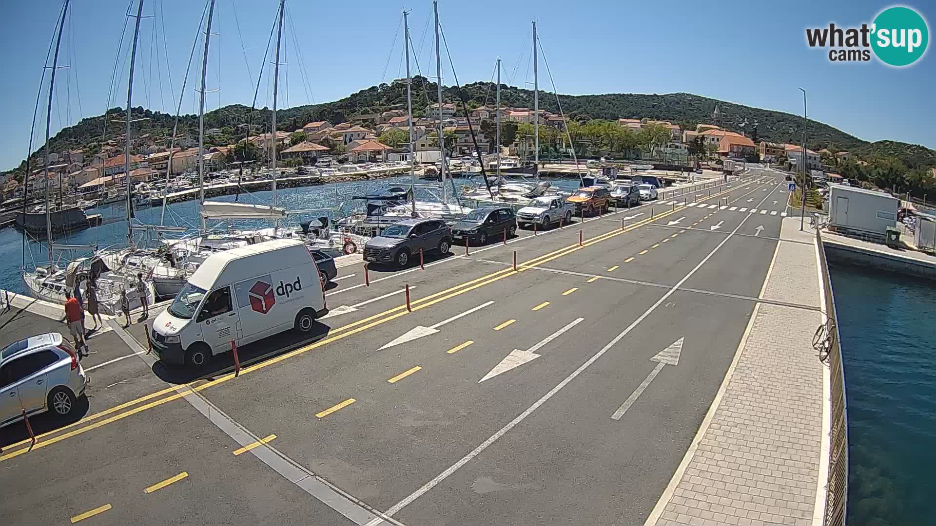 Dalmatia Tkon Ferry – webcams Croatia