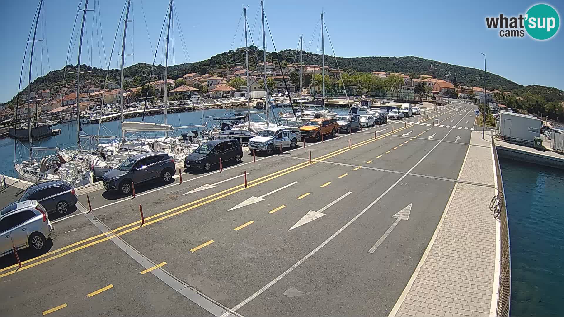 Dalmacia Tkon Transportar- webcams Croacia