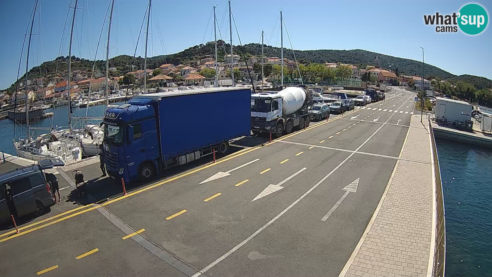 Dalmatien Tkon Fähre – Webcams Kroatien