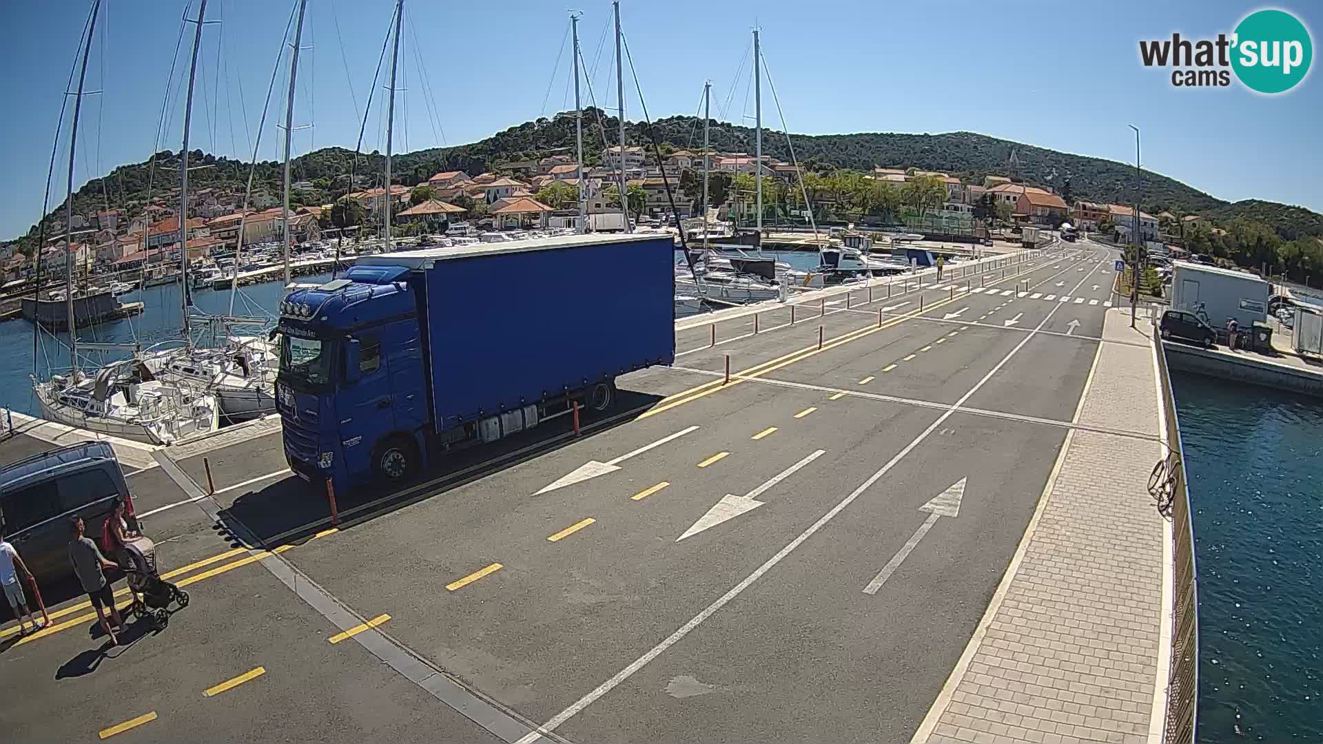 Dalmatien Tkon Fähre – Webcams Kroatien