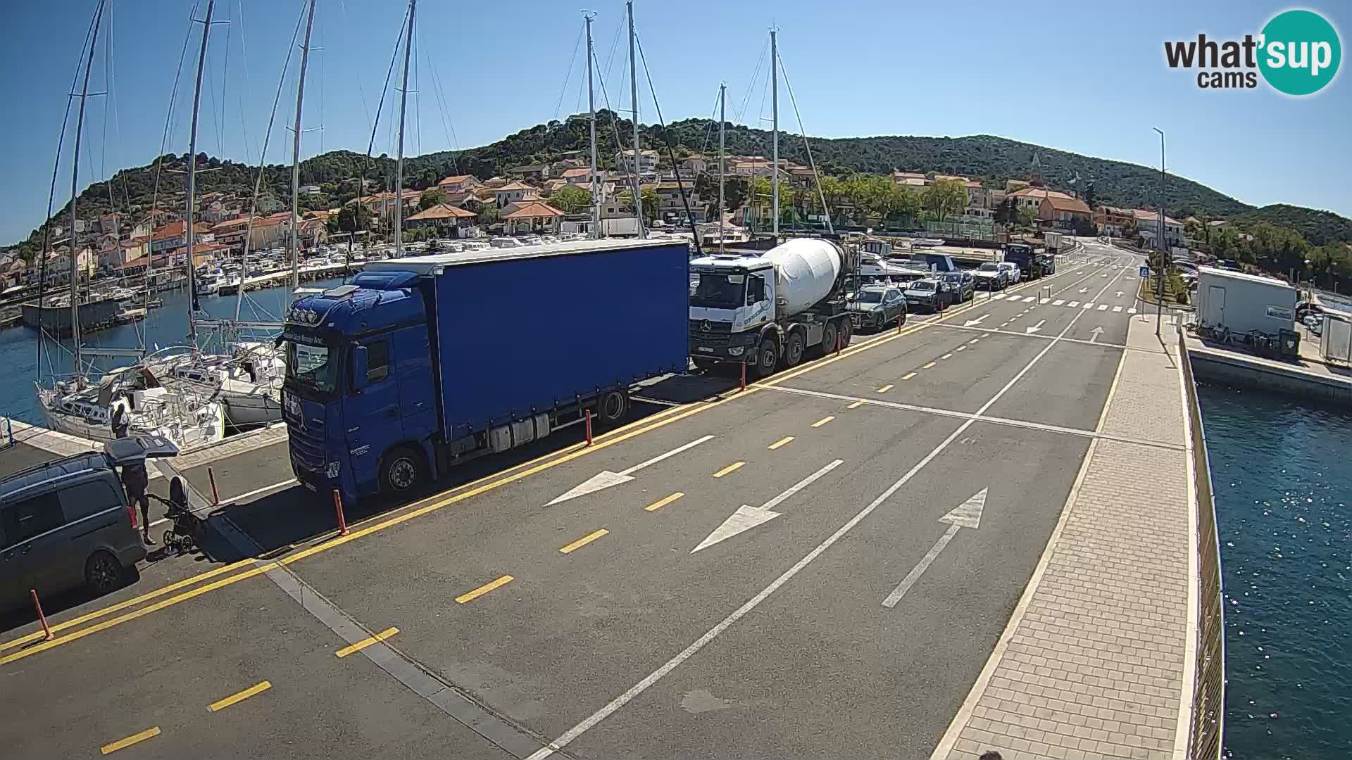 Dalmatien Tkon Fähre – Webcams Kroatien