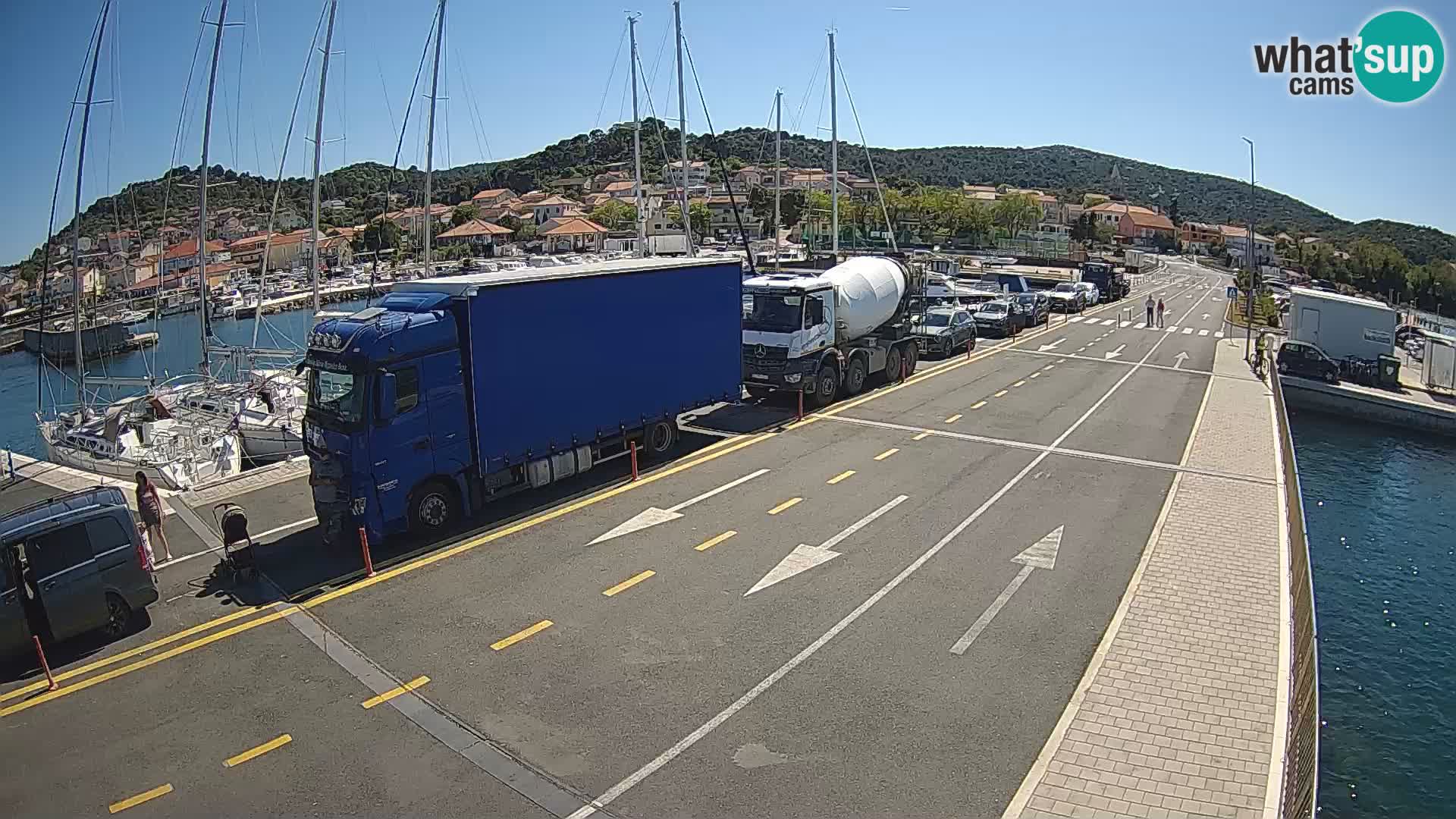 Dalmazia traghetto Tkon – webcam Croazia