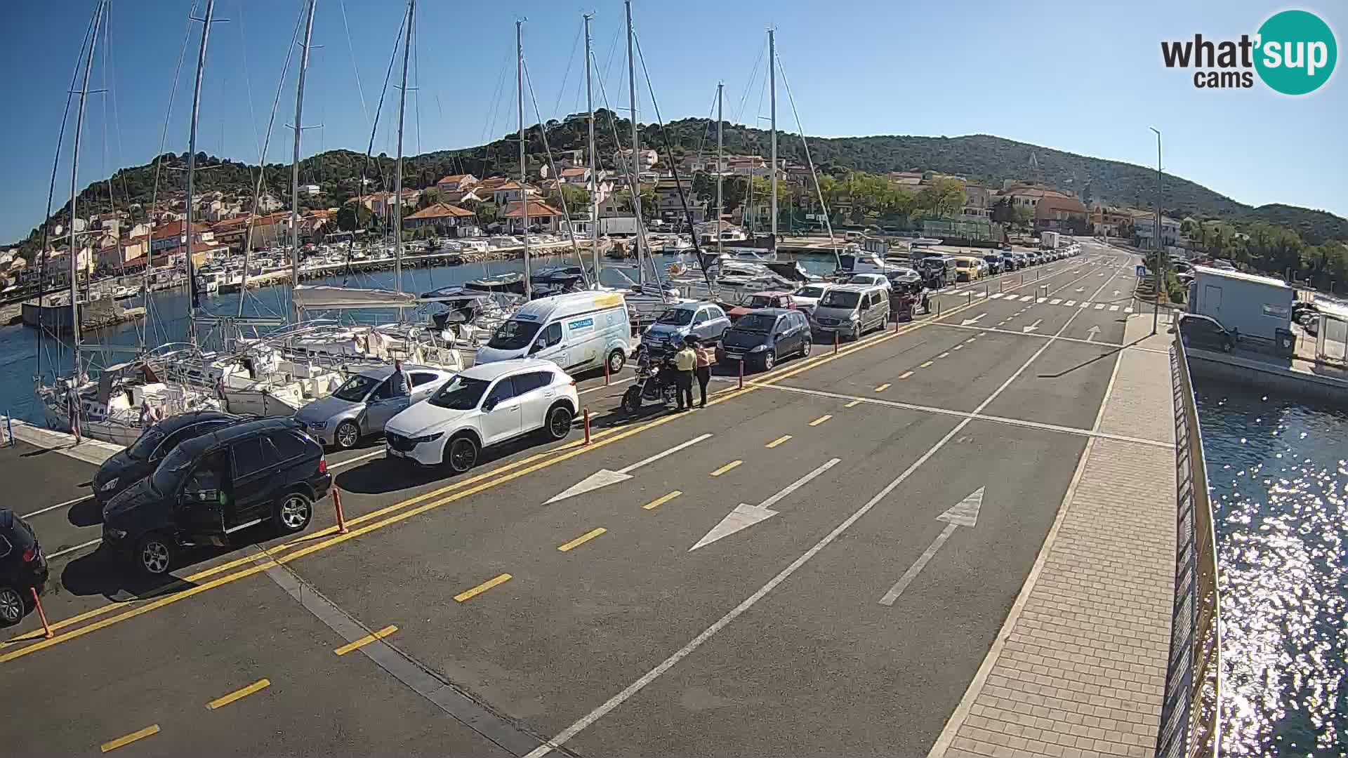 Dalmacija Trajekt Tkon – spletne kamere Hrvaška