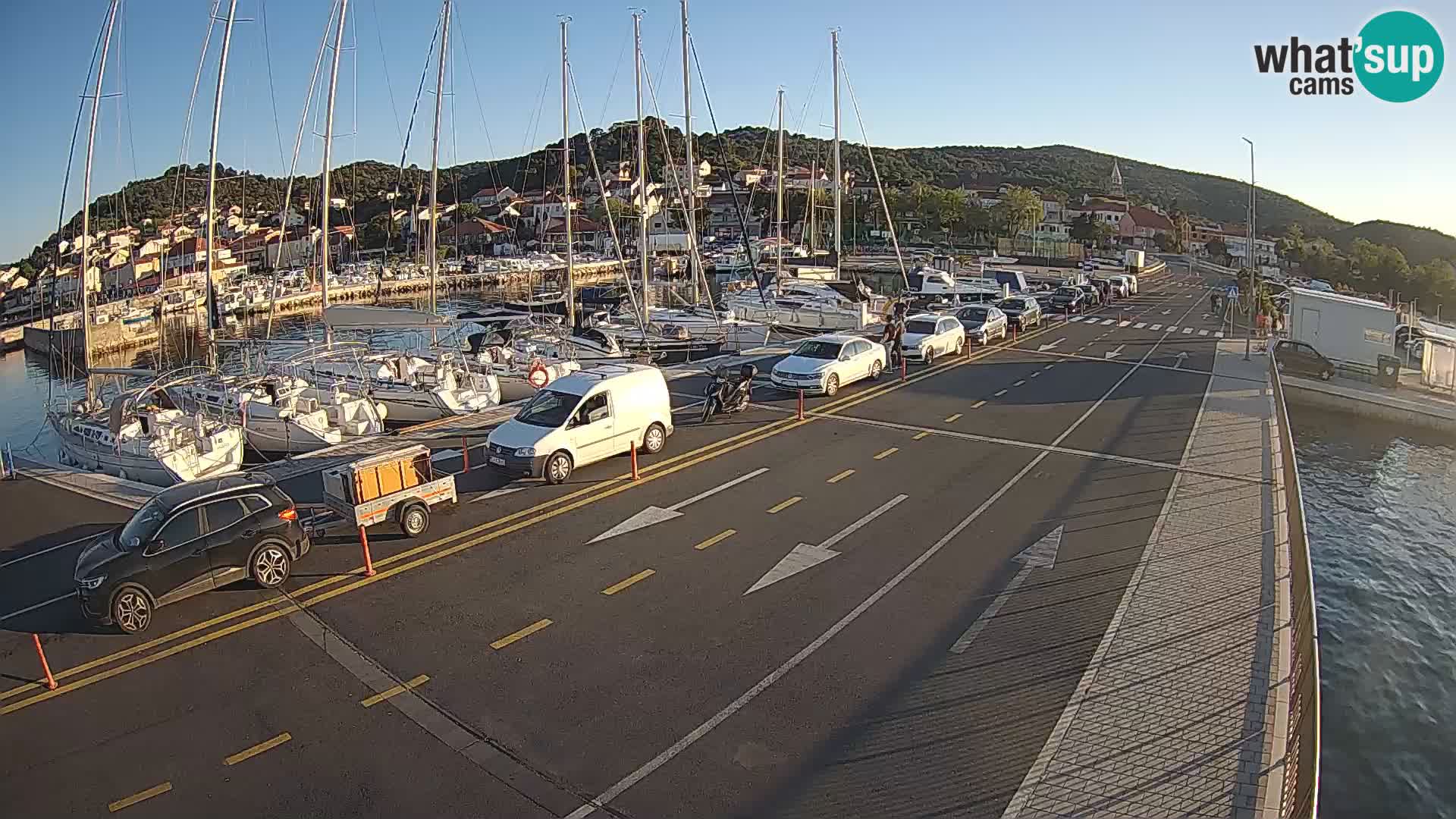 Dalmatien Tkon Fähre – Webcams Kroatien